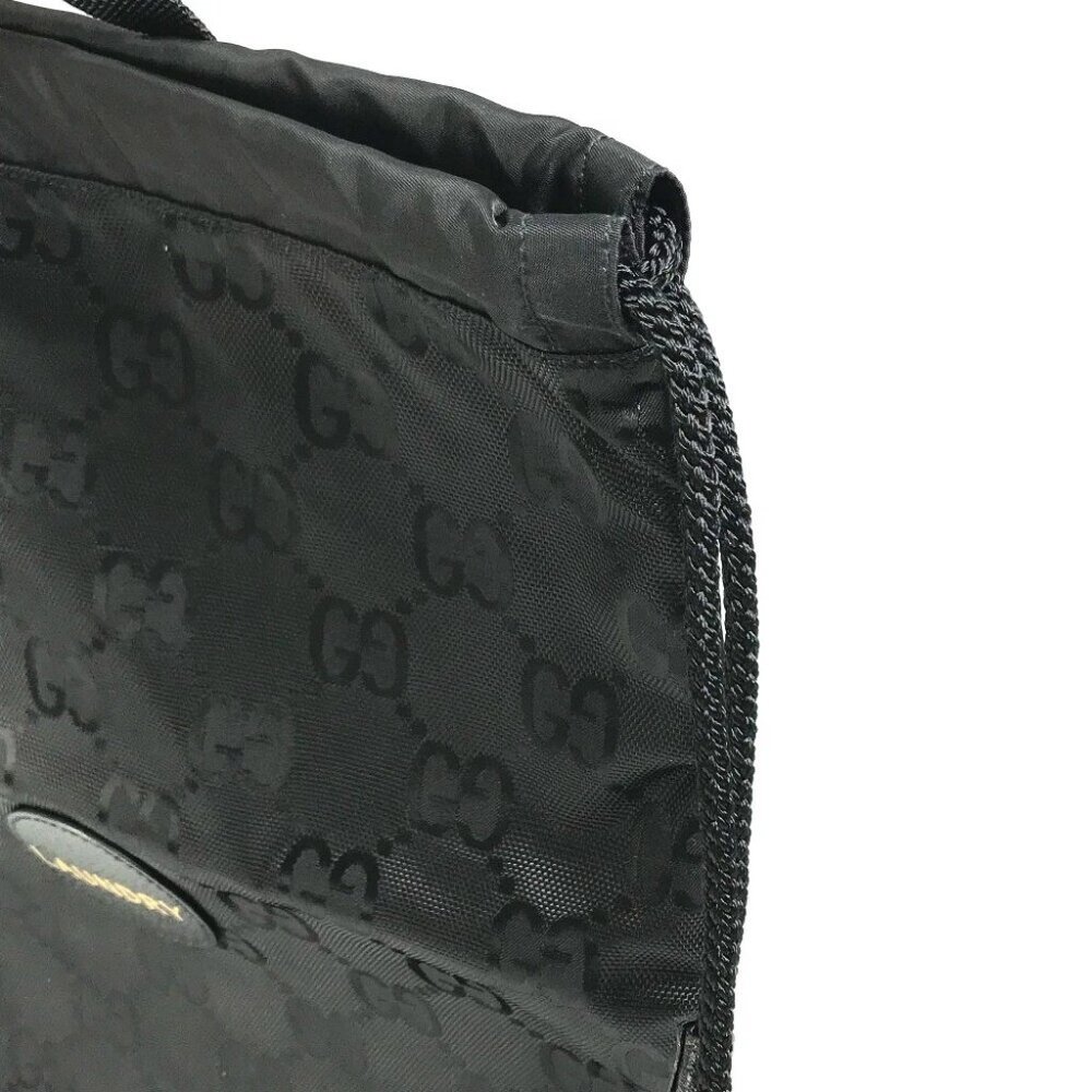 GUCCI 674247 GG laundry bag Off the grid Hand Bag Nylon Black Unused - Picture 8 of 12